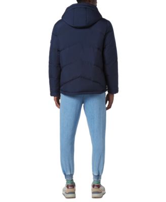 Мужская стеганая пуховая куртка-фугу Marc New York Marc New York Мужская куртка-фугу с шевроном Ingram