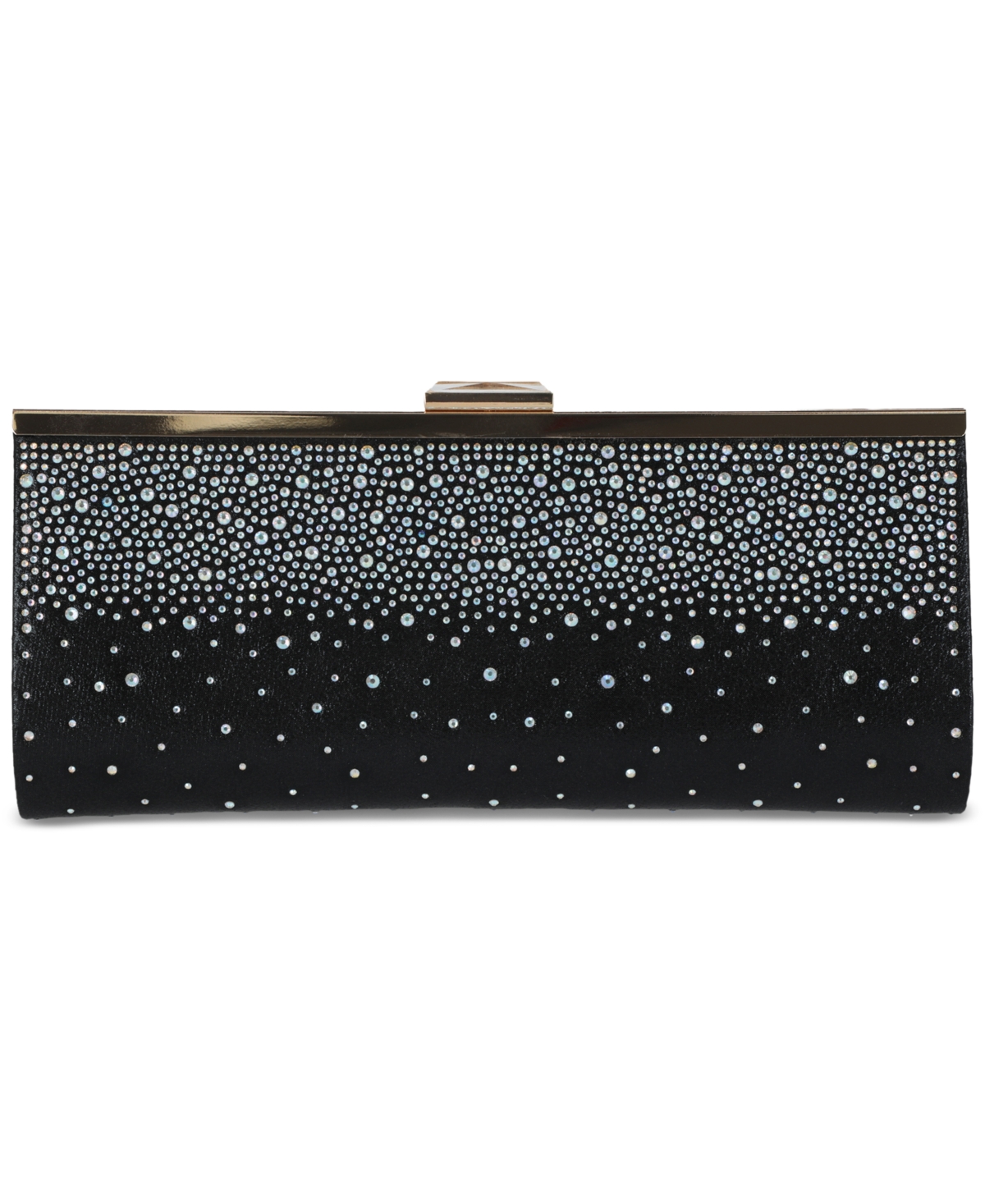 Inc International Concepts Carolyn Ombre Clutch, Created For Macy's In Black