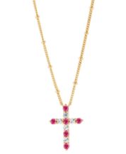 Ruby Cross Pendants Shop Cross Pendants Macy s