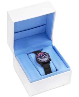 Women's Automatic Nadia Black Silicone Strap Watch 35mm