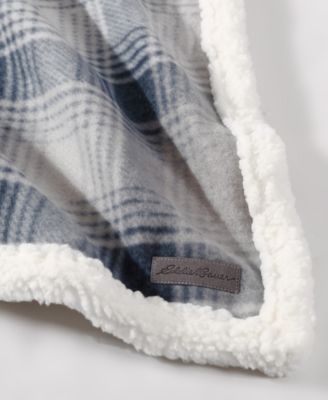 CLOSEOUT! Nordic Plaid Ultra Soft Plush Fleece Reversible Oversized Throw, 70" x 50"