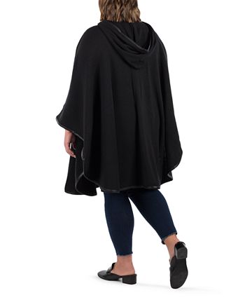 Patricia Nash Women's Hooded Cape with Buttons