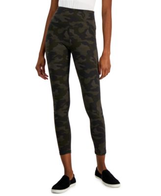 Style & Co - Women's Camo-Print Mid Rise Leggings