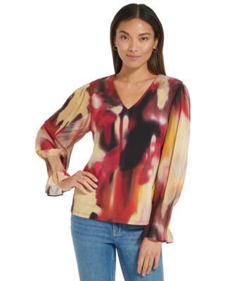 Cay Ville Sheer Top-Bust 40