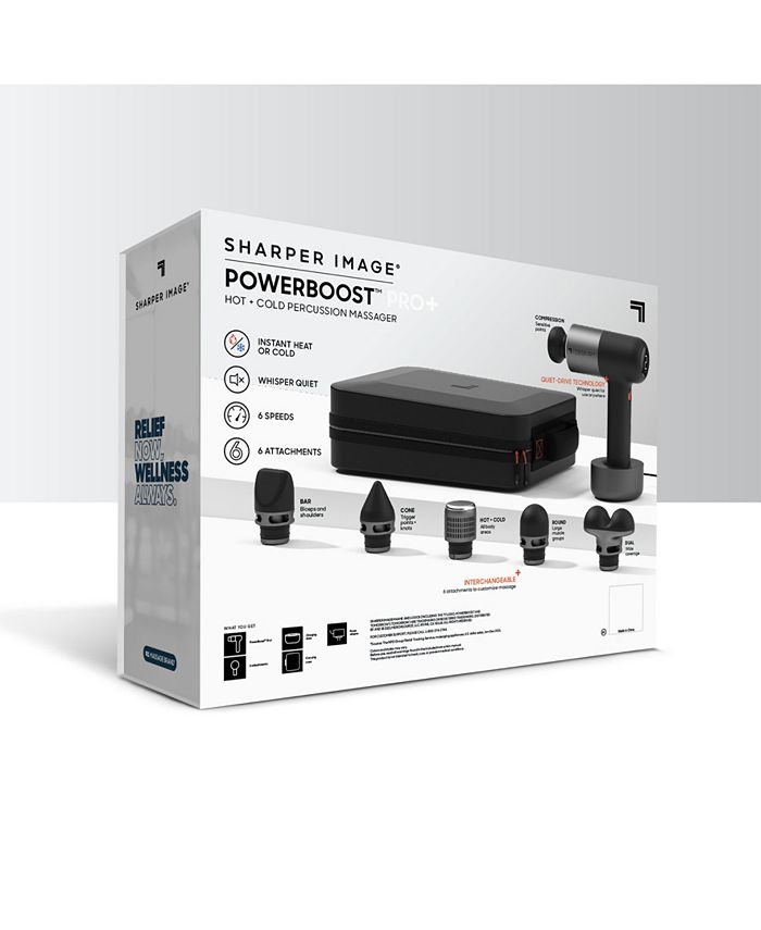 Sharper Image Powerboost Pro+ Hot and Cold Percussion Massager Macy's