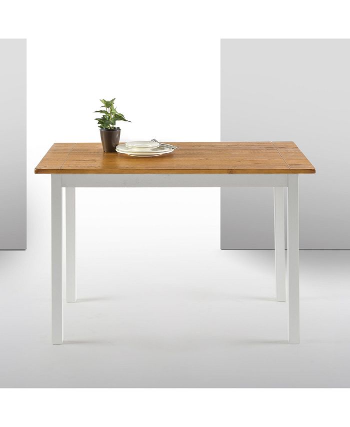 Zinus Becky Farmhouse Wood Dining Table Macy's
