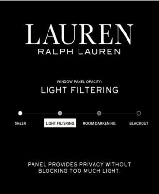 Jenkins Light Filtering, Back Tab and Rod Pocket Single Curtain Panel