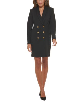 Calvin Klein Double Breasted Blazer Dress Macy s