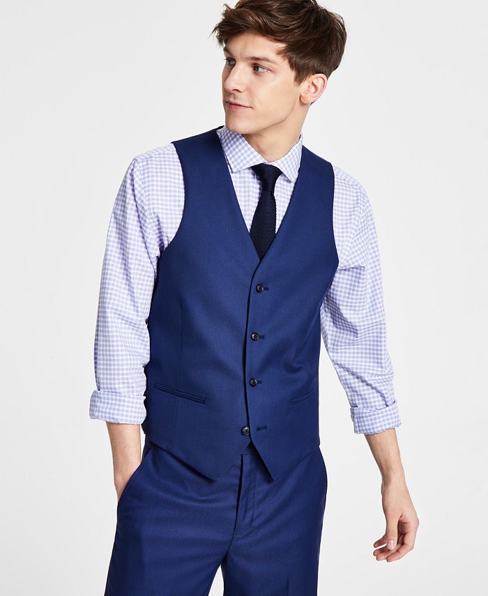 patrulje utilstrækkelig Forløber Alfani Men's Slim-Fit Stretch Solid Suit Vest, Created for Macy's & Reviews  - Suits & Tuxedos - Men - Macy's