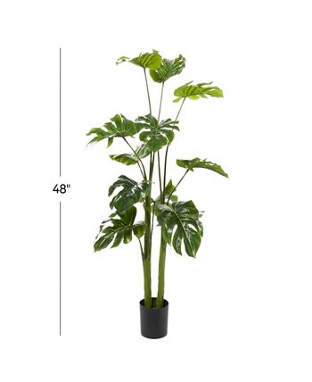Rosemary Lane Traditional Monstera Artificial Plant, 48