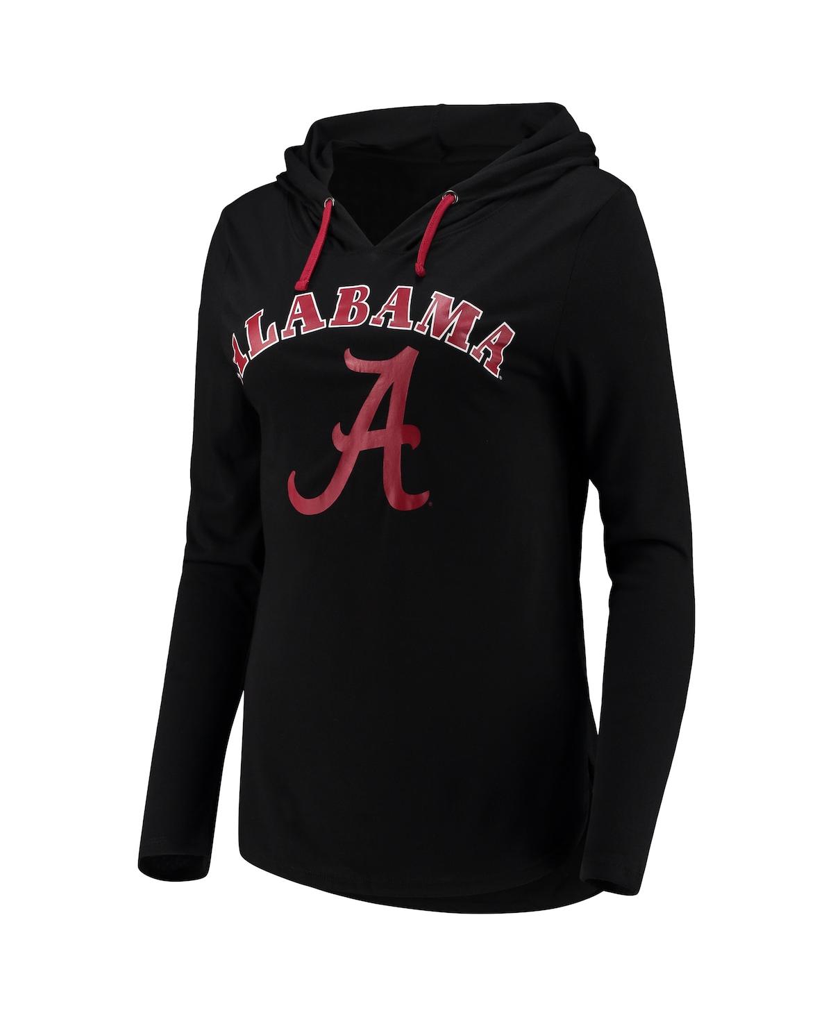 Colosseum Black Alabama Crimson Tide My Lover Hoodie Long Sleeve T-shirt In Black