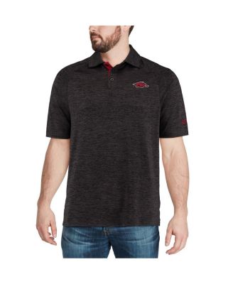 Men's Black Arkansas Razorbacks Down Swing Polo Shirt