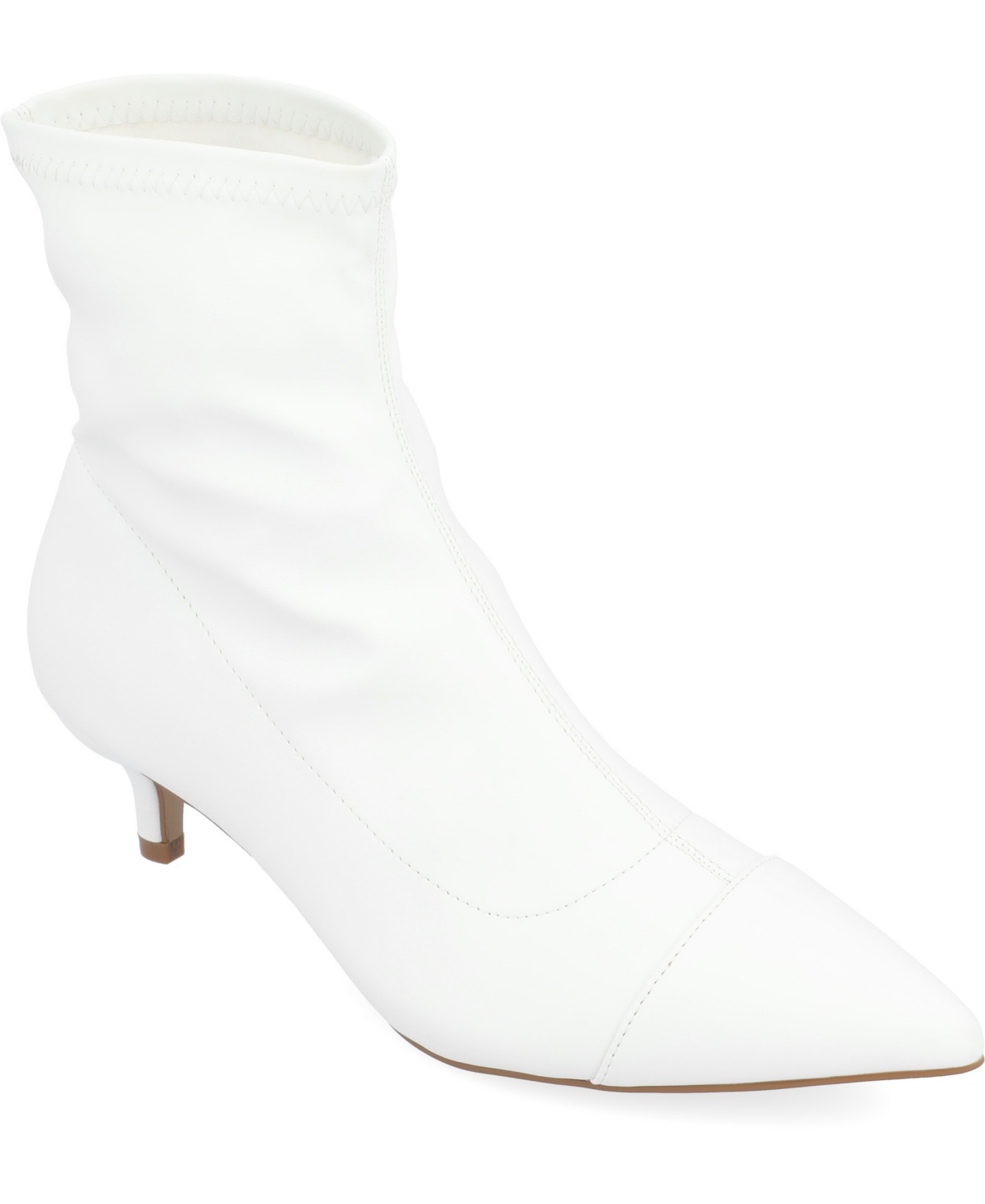Shop Journee Collection Women's Jadde Booties In White