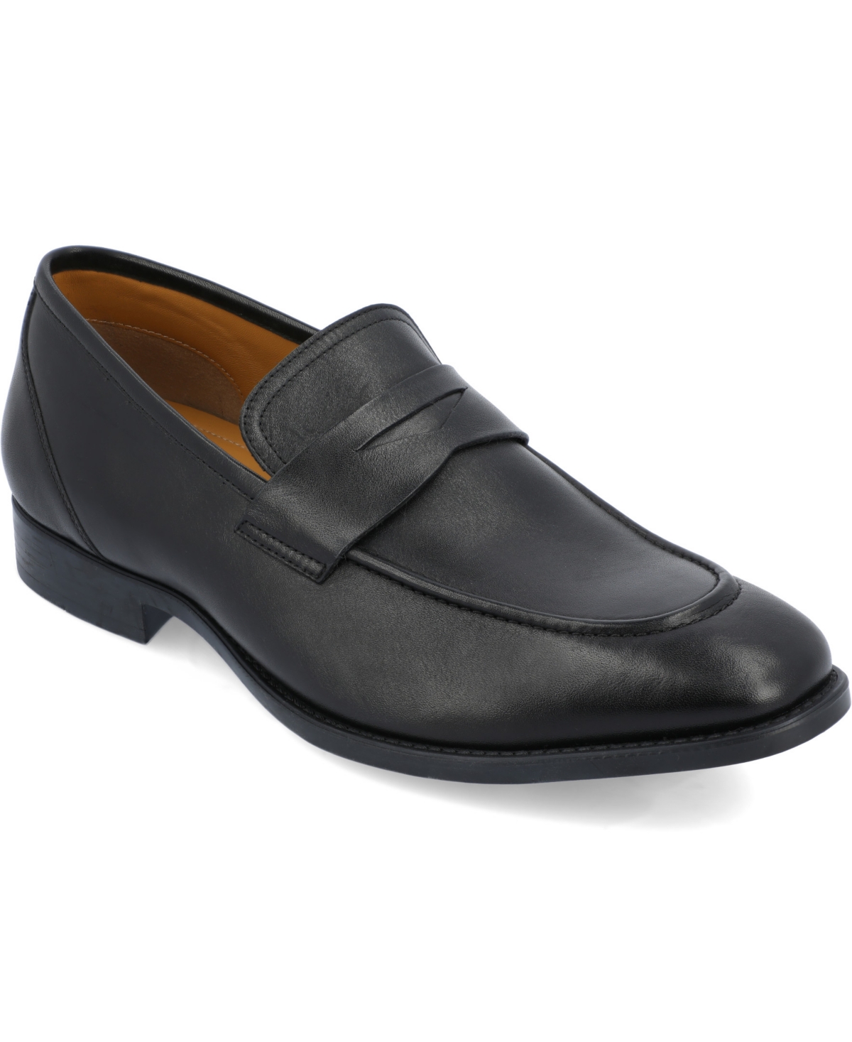Thomas & Vine Men's Bishop Apron Toe Penny Loafer
