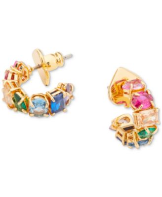 kate spade new york Gold-Tone Candy Shop Small Hoop Earrings,