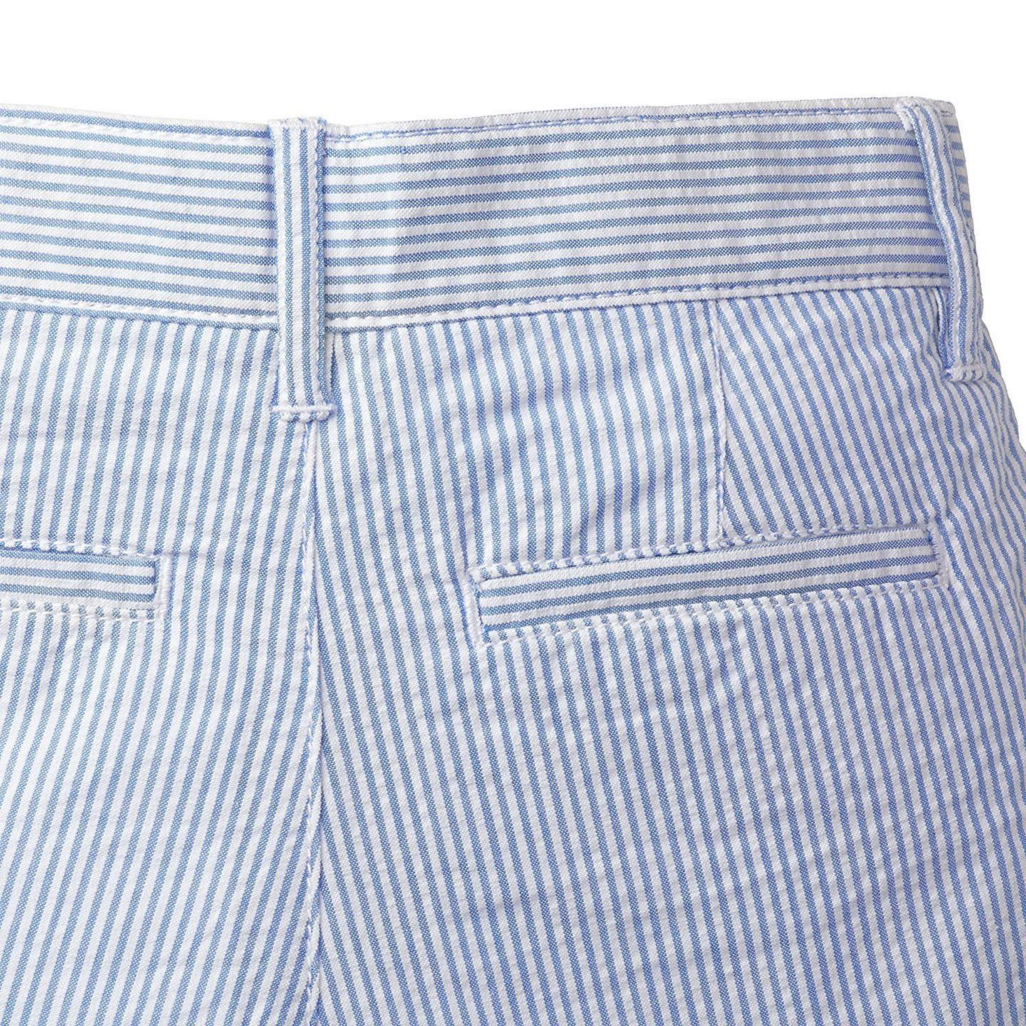 Шорты Hope & Henry Organic Cotton Seersucker Short для мальчиков-малышей, цвет: Синий — фото 4