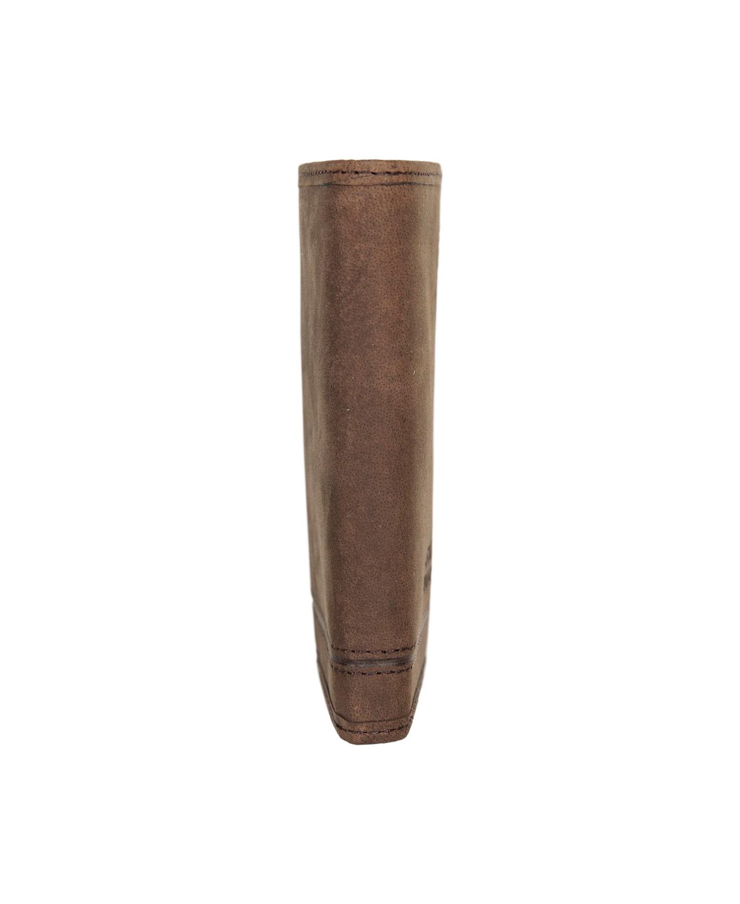 Мужской кошелёк Lucky Brand Grooved Leather Trifold Wallet, цвет: Коричневый — фото 4