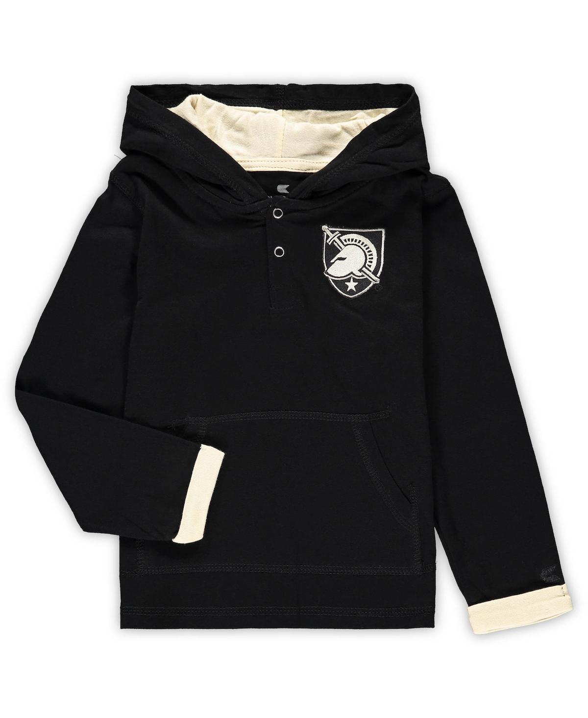Colosseum Toddler Boys  Black, Heathered Gray Army Black Knights Poppies Hoodie And Sweatpants Set In Black,heathered Gray