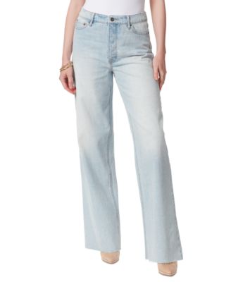 Jessica Simpson - Women's Raw Hem Wide Leg Jeans