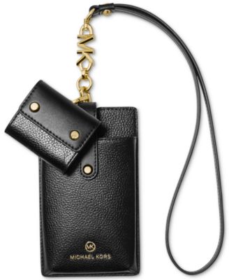 Michael Kors - Devon Leather Tech Lanyard