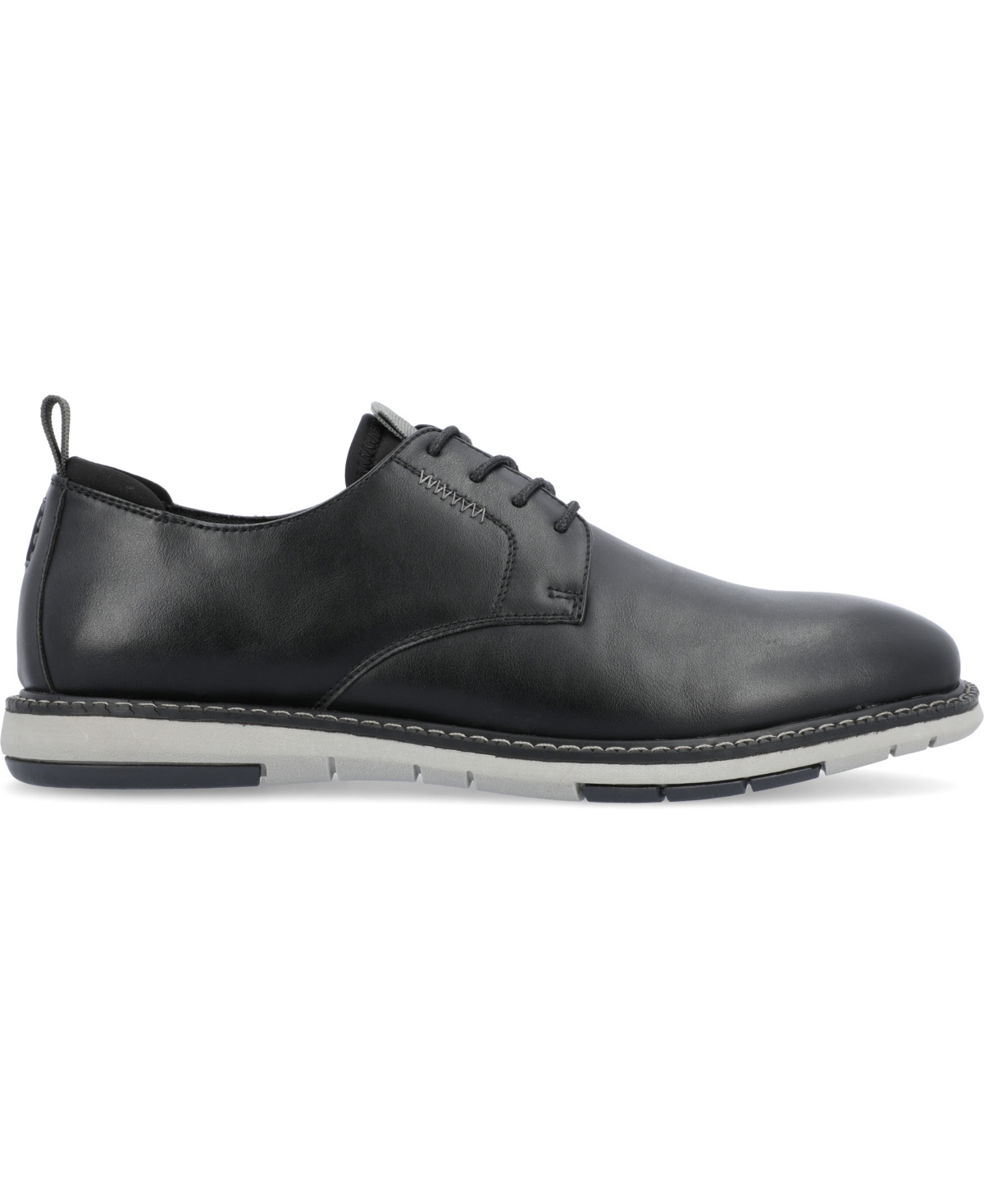 Vance Co. Men's Thad Tru Comfort Foam Lace-Up Round Toe Hybrid Dress Shoe