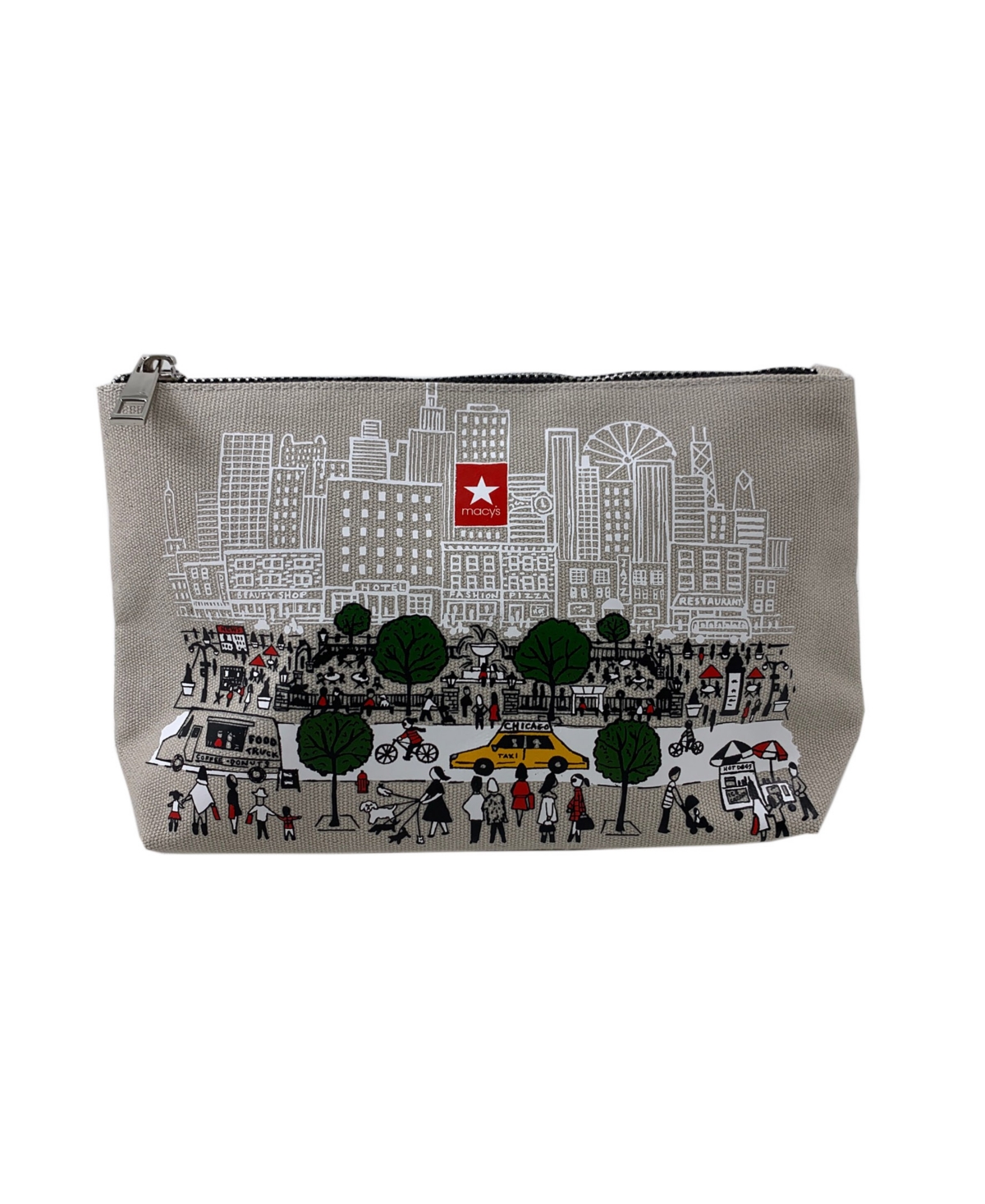 Chicago Cosmetic Bag, Created for Macy's - Gray