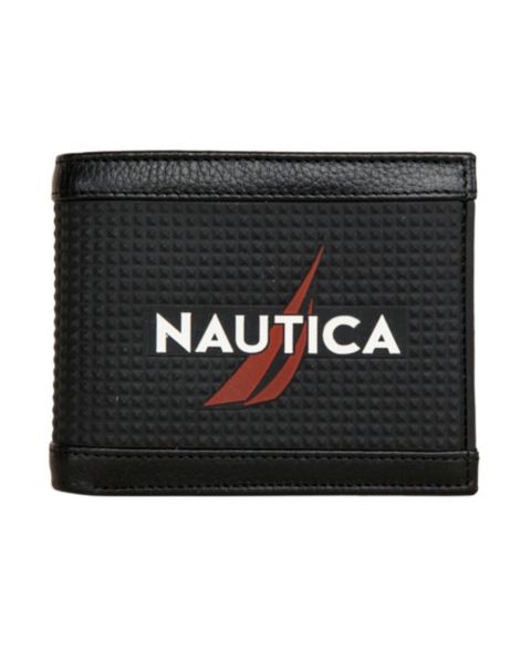 Женские кошельки Nautica Logo Rubber Leather Bifold Wallet