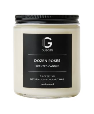Guidotti Candle Dozen Roses Scented Candle Collection In Clear