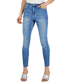 Women's Embellished High-Rise Skinny Jeans, Created for Macy's
