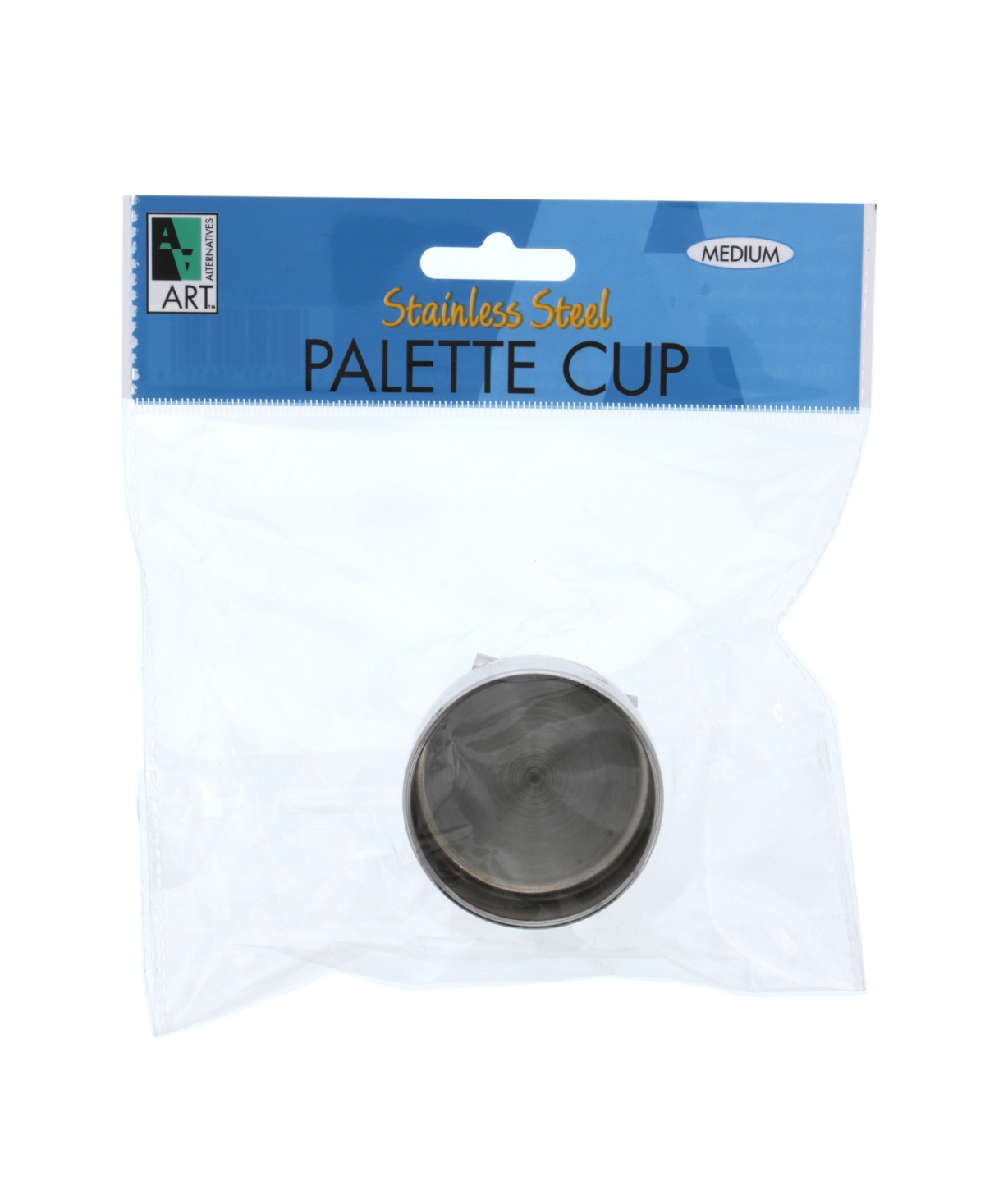 Medium Stainless Steel Palette Cup - Silver-Tone