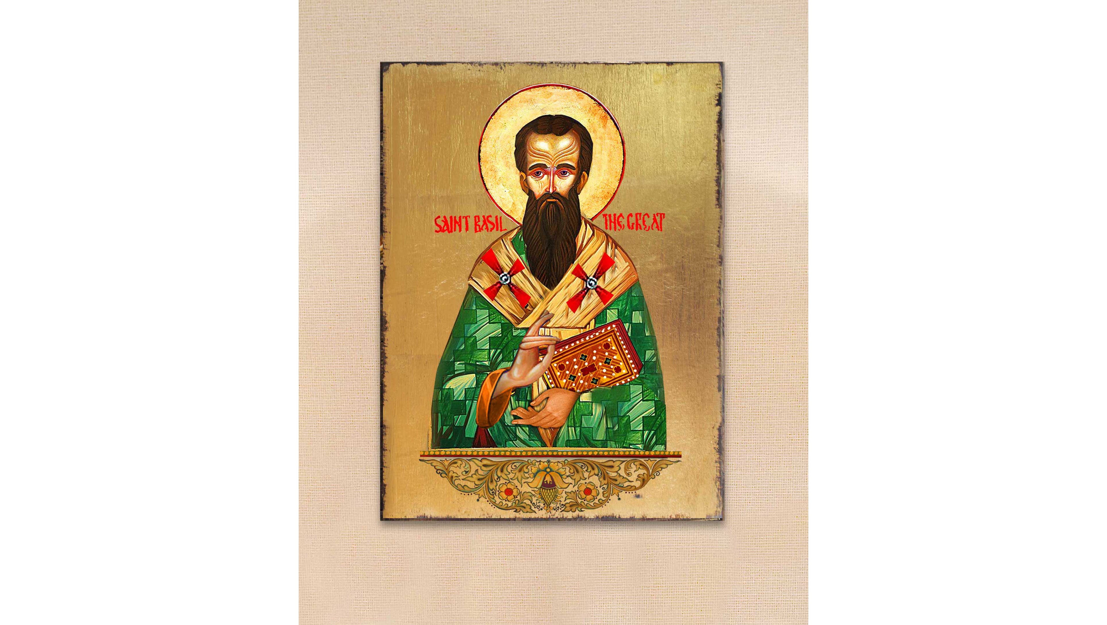 Designocracy Saint Basil Icon 8" x 6"