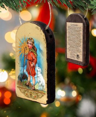 Shepherd Wooden Greek Christian Orthodox Icon Ornament