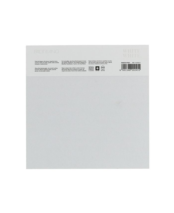 Blocco Ecoqua Plus Fabriano Collato e Puntinato A5 (14,8 x 21 cm) Ideale per Lettering e Schizzi