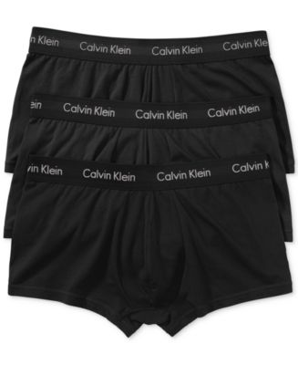 Calvin Klein Men's Cotton Stretch Trunks 3-Pack NU2665 - Macy's