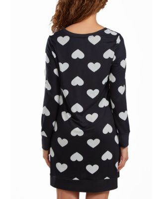 Women's Kind Modal Sleep Top or Dress with Button Down Top in Comfy Cozy Style