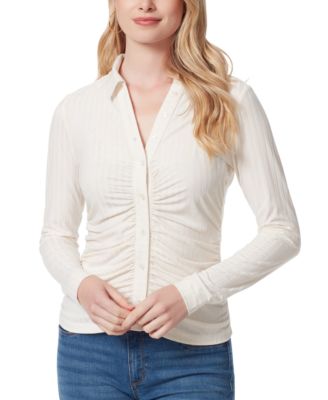 Jessica Simpson - Women's Wren Collared Button-Up Top