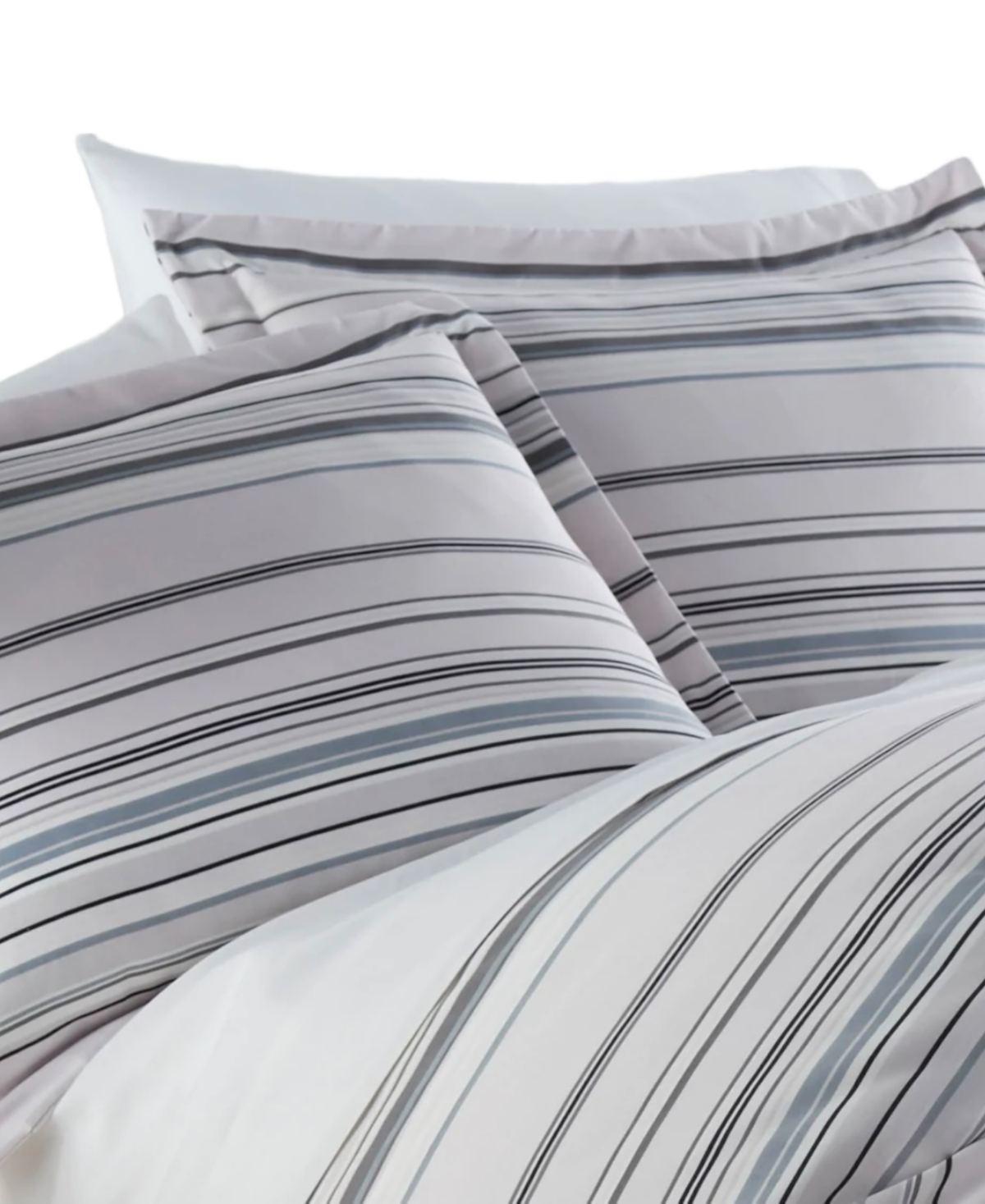 Southshore Fine Linens Stripe 3 Piece Comforter and Sham Set,