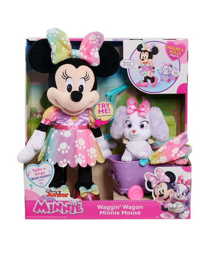 Minnie walk & hotsell play puppy feature plush