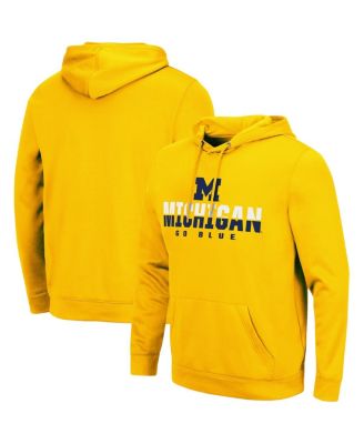 Men's Maize Michigan Wolverines Lantern Pullover Hoodie