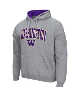 Men's  Washington Huskies Arch & Logo 3.0 Pullover Hoodie