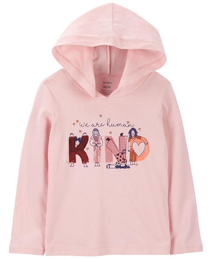 Toddler/Youth - Detroit Butterfly Hoodie - Candy Pink