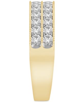 Diamond Two-Row Band (1/2 ct. t.w.) in 14k White Gold