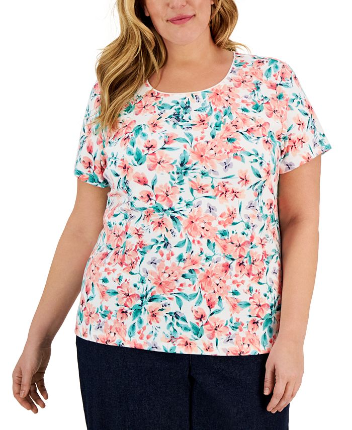Macy's women's karen 2025 scott tops