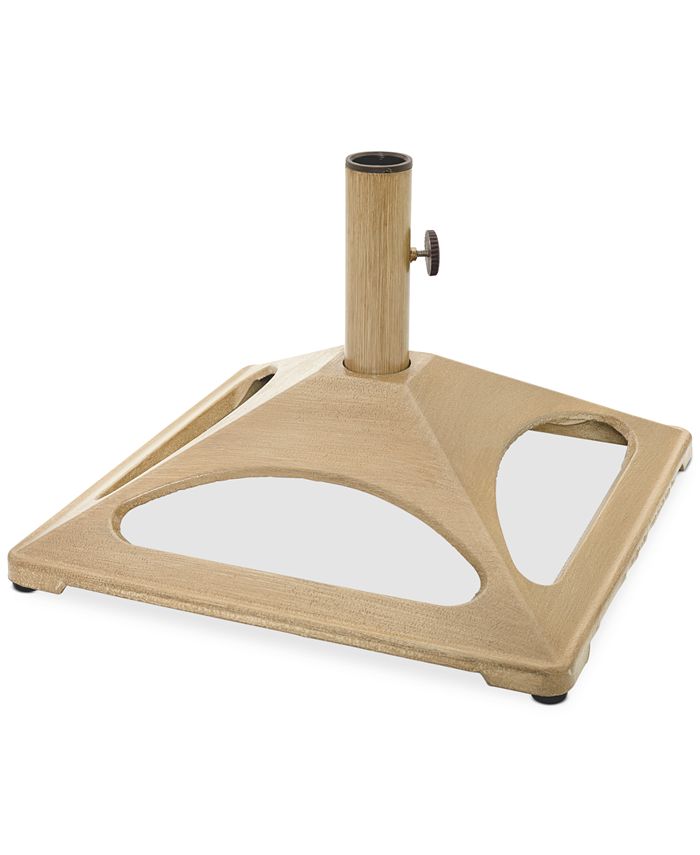 Agio Reid Outdoor 9' AutoTilt Umbrella + Square Umbrella Base, Created