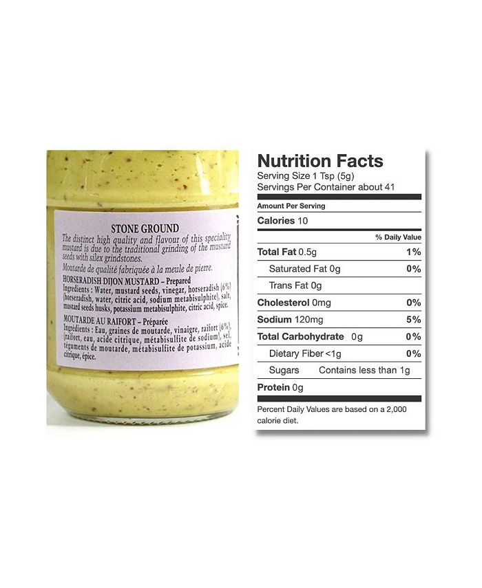 Fallot Imported Horseradish Dijon Mustard 9 oz (3 Pack) Macy's