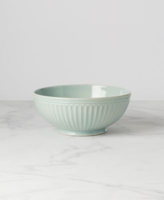 French Perle Groove Serving Bowl