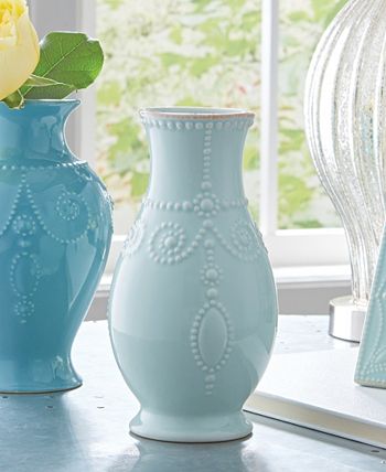 Lenox - Stoneware French Perle Fluted Vase