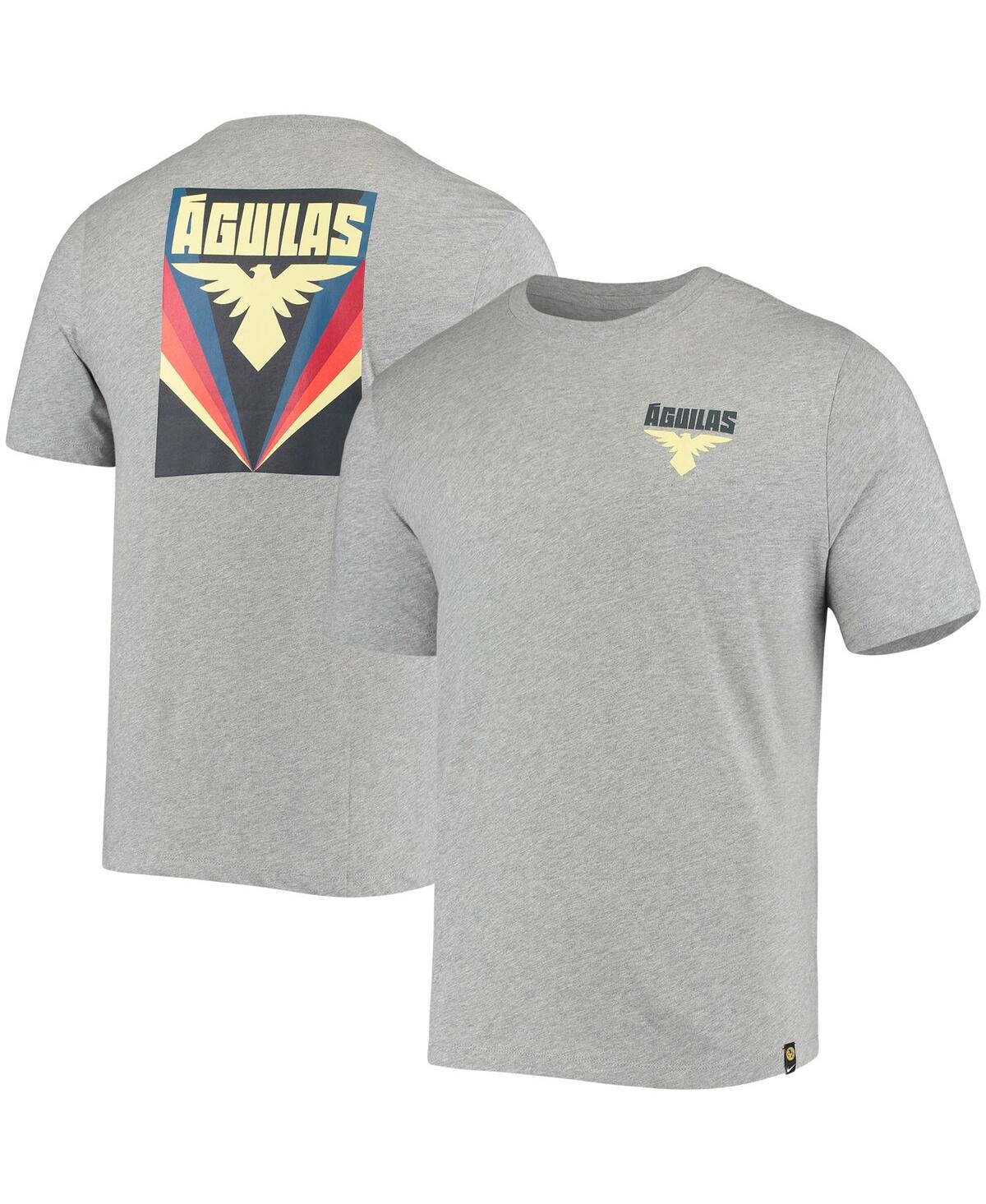 Men's Nike Heathered Gray Club America Voice T-Shirt