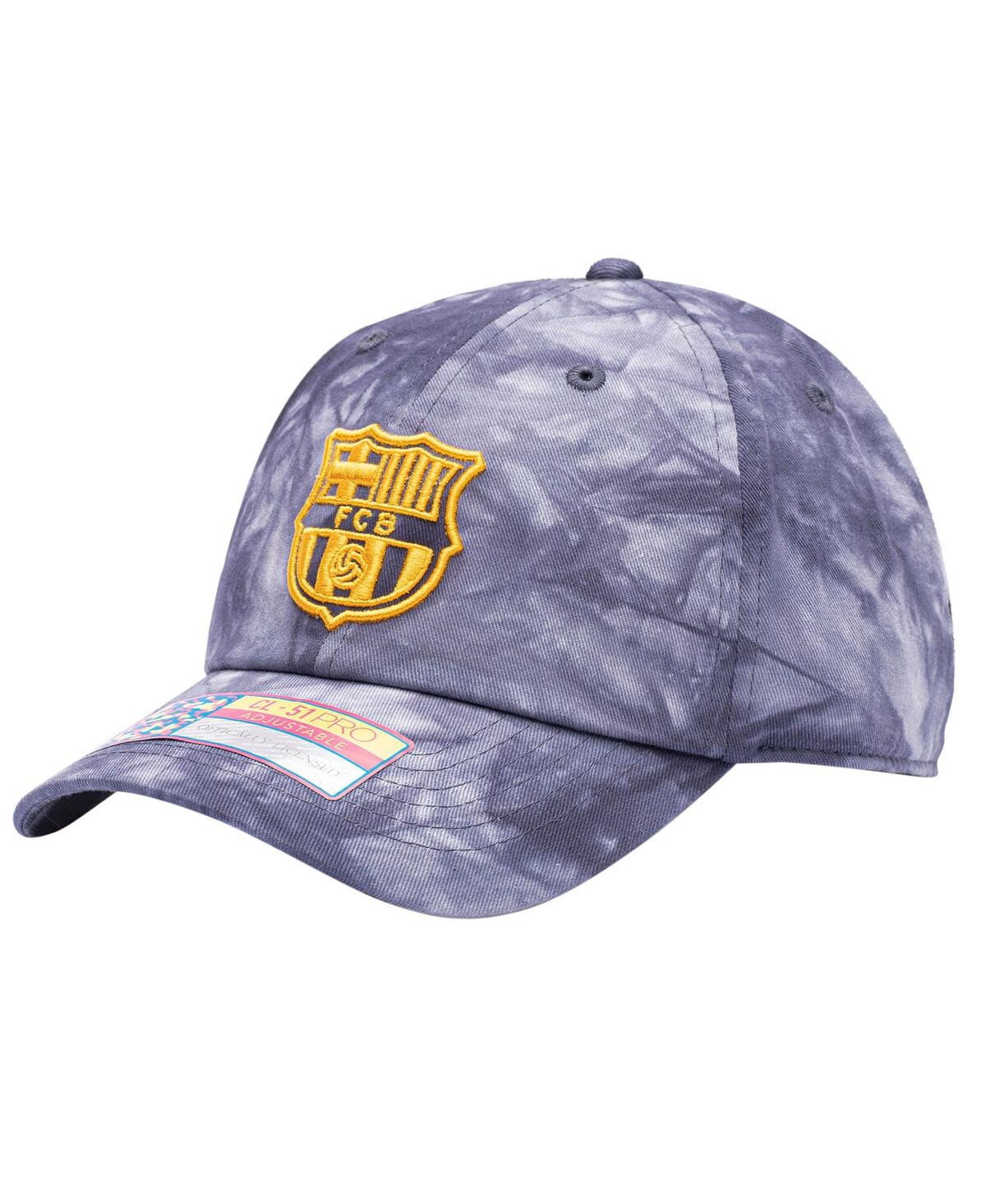 Shop Fan Ink Men's Navy Barcelona Bloom Adjustable Hat