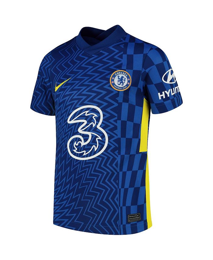 Nike Youth Boys Romelu Lukaku Blue Chelsea 2021/22 Home Replica Player ...